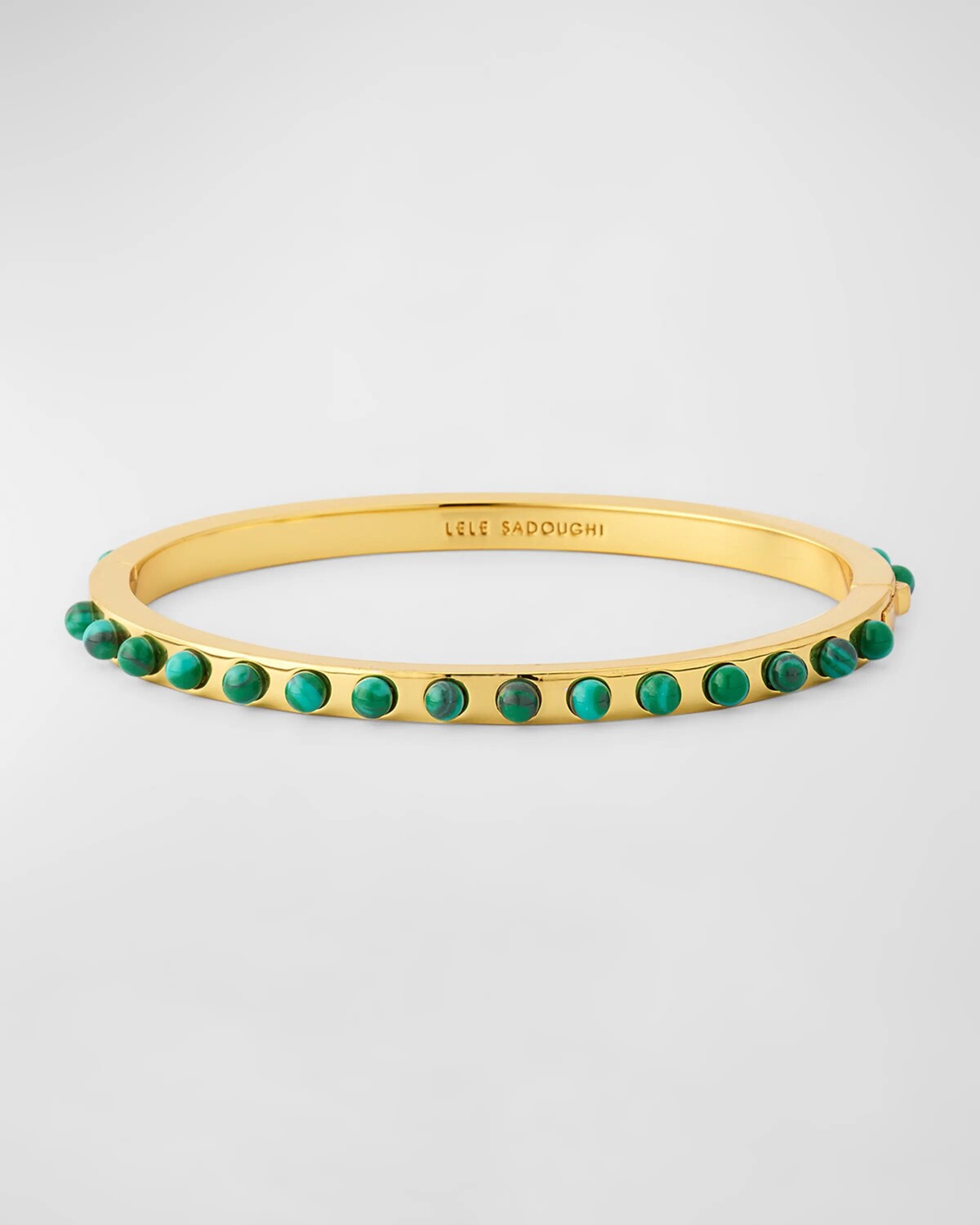 

Шарнирный браслет-браслет Lele Sadoughi, цвет Malachite