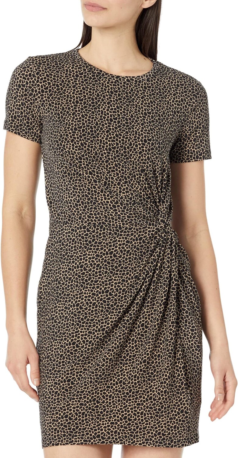 

Мини-платье с короткими рукавами Giraffe MICHAEL Michael Kors, хаки