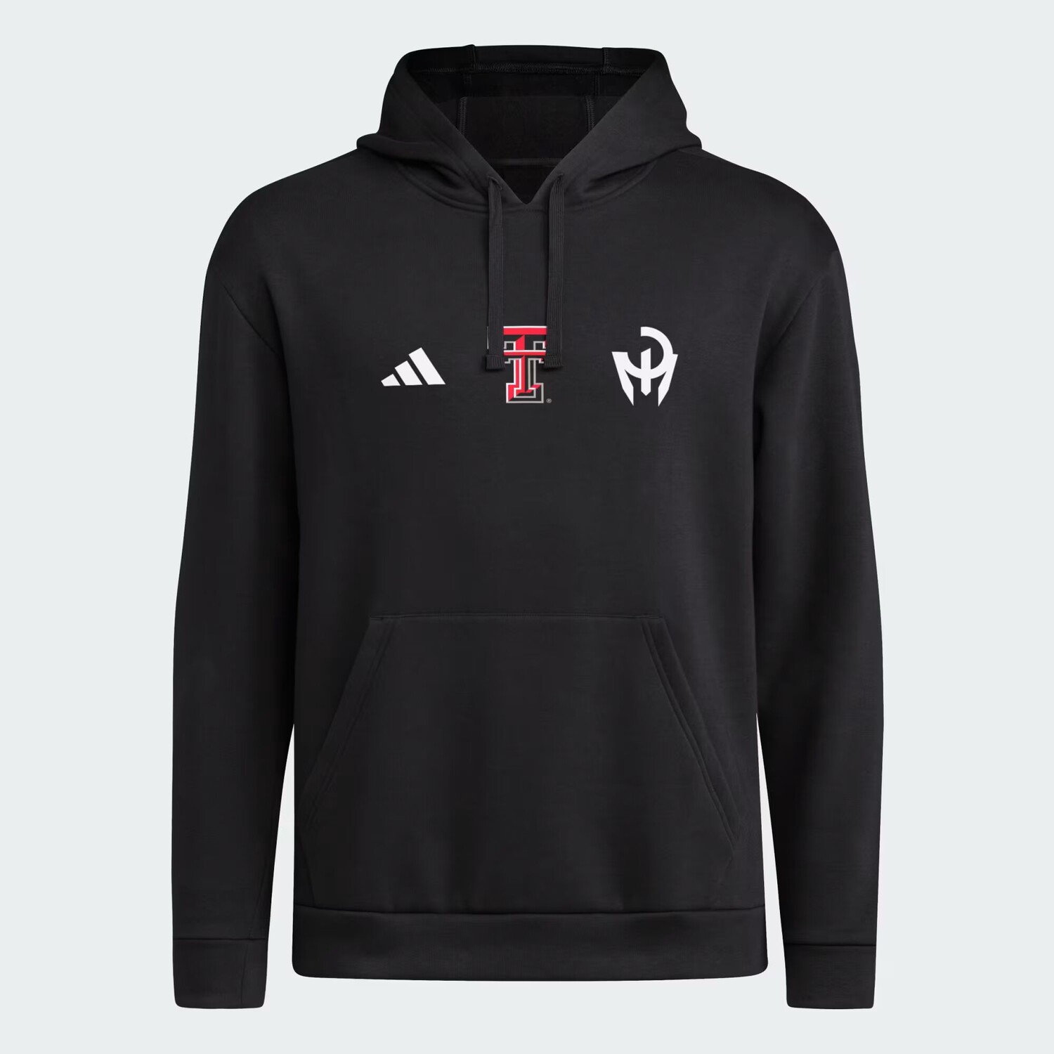 

Флисовая толстовка с капюшоном Texas Tech Adidas, цвет Black/Ncaa-Txt-766
