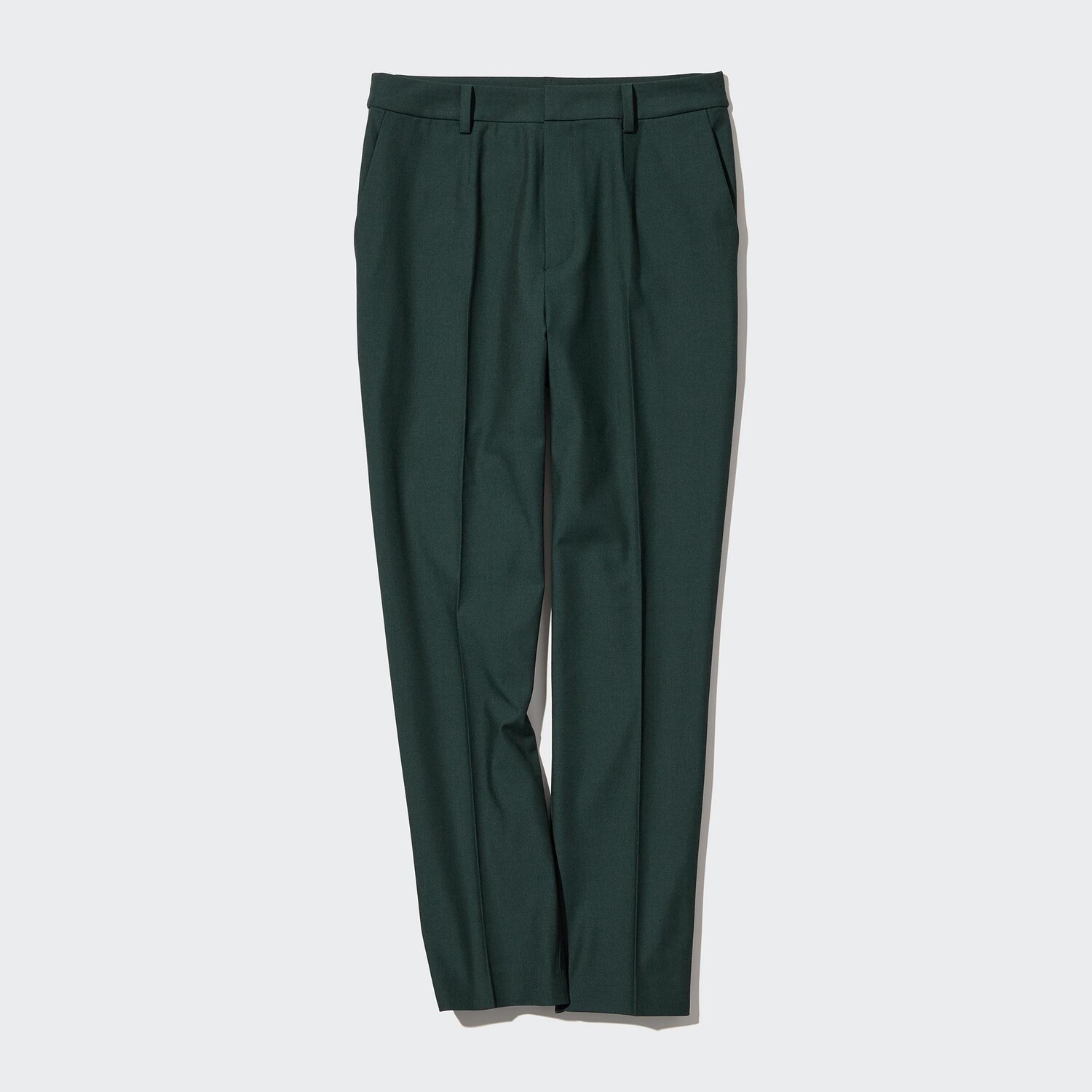 

Умные брюки длиной по щиколотку UNIQLO, темно-зеленый