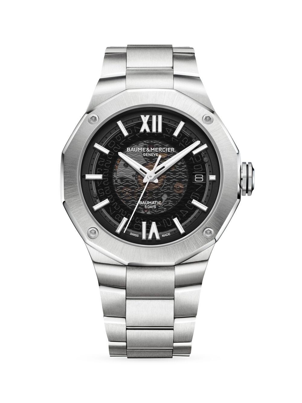 

Часы-браслет Riviera из нержавеющей стали Baume & Mercier