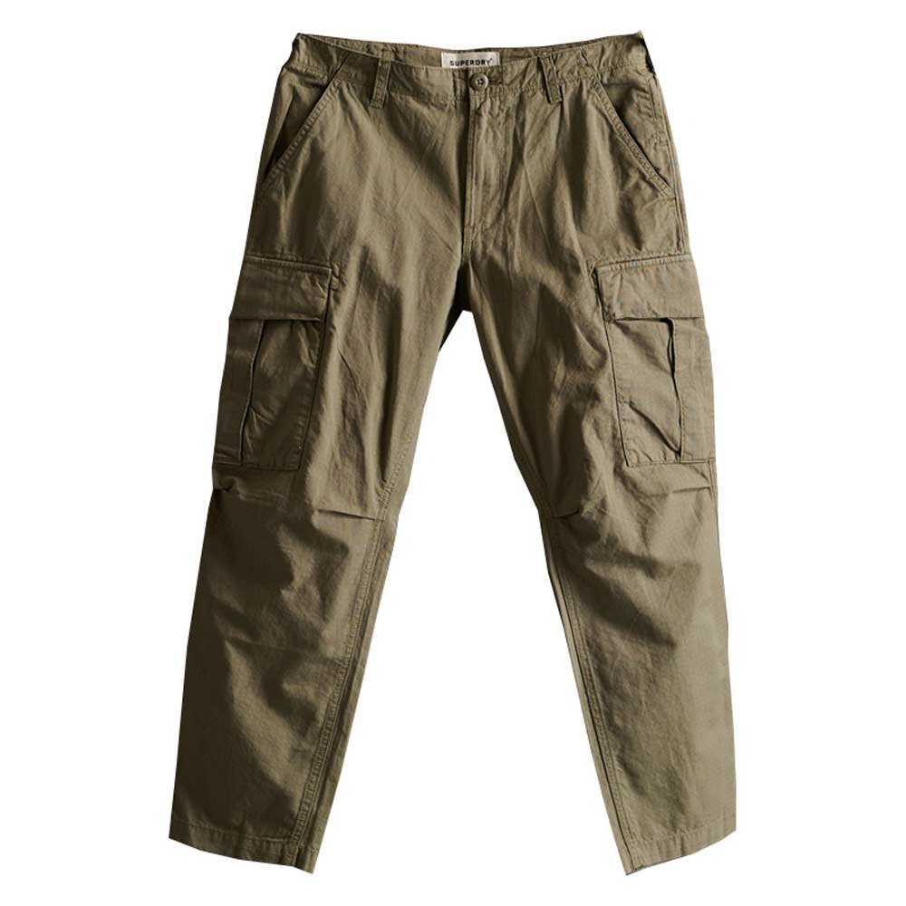 

Брюки Superdry Ripstop Cargo, зеленый