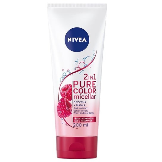 

В1 мицеллярный кондиционер + маска для окрашенных волос 200мл Nivea, Pure Color Micellar 2