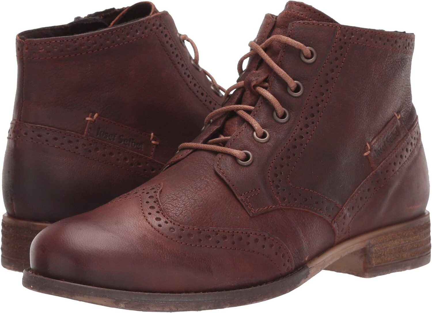 

Ботинки на шнуровке Sienna 74 Josef Seibel, цвет Camel