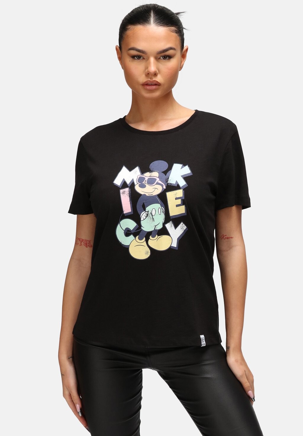 

Футболка с принтом DISNEY MICKEY COOL PASTEL Re:Covered, цвет black