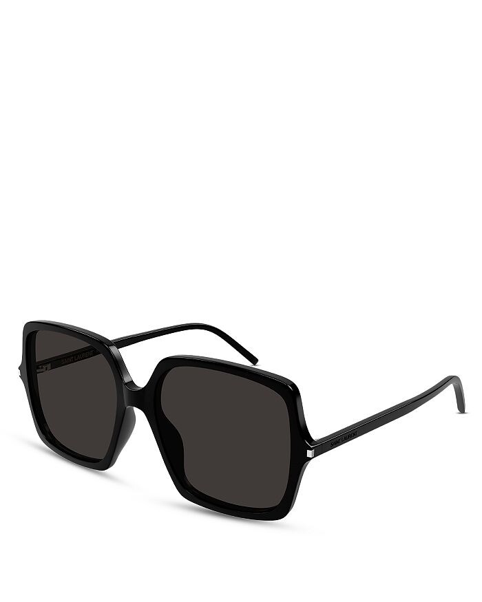 

Тонкие солнцезащитные очки-бабочки, 57 мм Saint Laurent