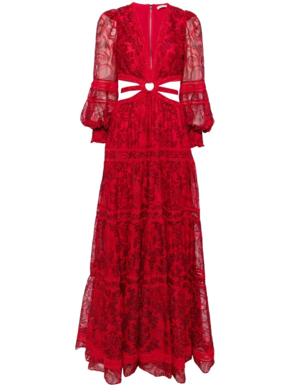 

Alice + olivia платье Patricia с вырезами, красный