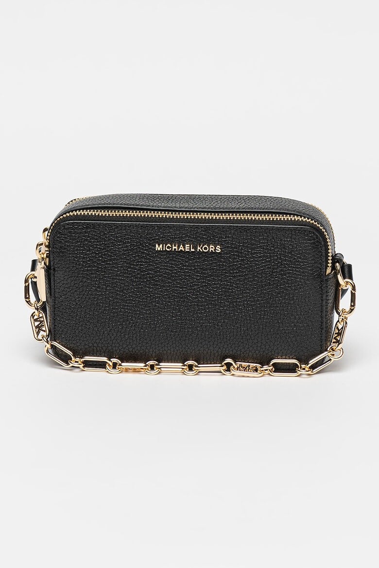 

Кожаная сумка Jet Set Michael Kors, черный