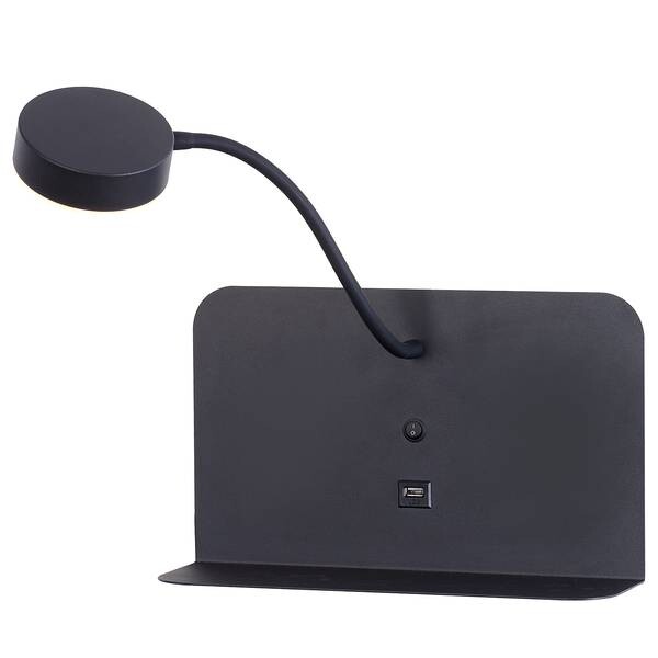 

Светодиодный настенный светильник Just Light. Board mit Lesearm, черный