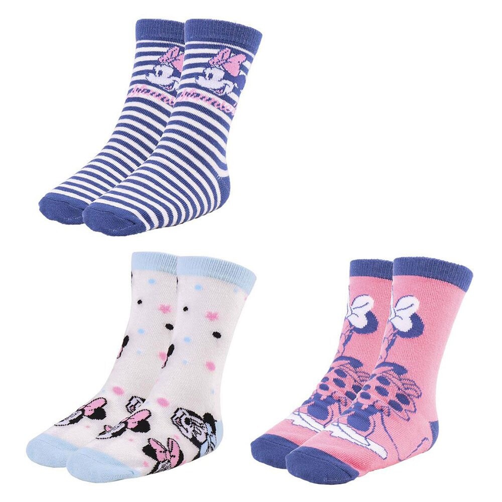 

Носки Cerda Group Minnie Half 3 шт, разноцветный