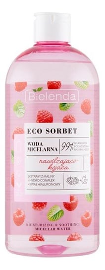Мицеллярная вода - Увлажняет и успокаивает, 500 мл Bielenda, Eco Sorbet Raspberry - мицеллярная вода увлажняющая и успокаивающая bielenda sorbet raspberry 500 мл
