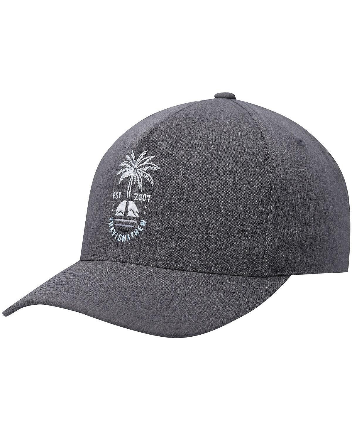

Мужская черная кепка Ozarks Snapback с принтом Travis Mathew