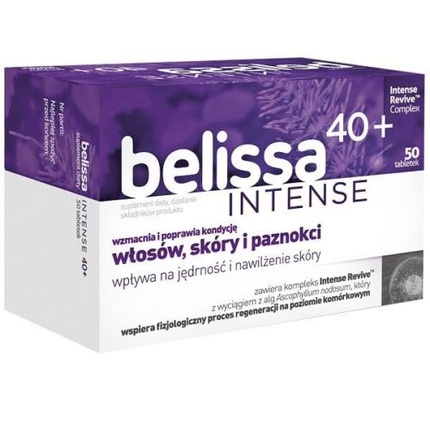 цена Belissa Intense 40+ Intense Revive Комплекс витаминов и минералов 50 таблеток, Aflofarm