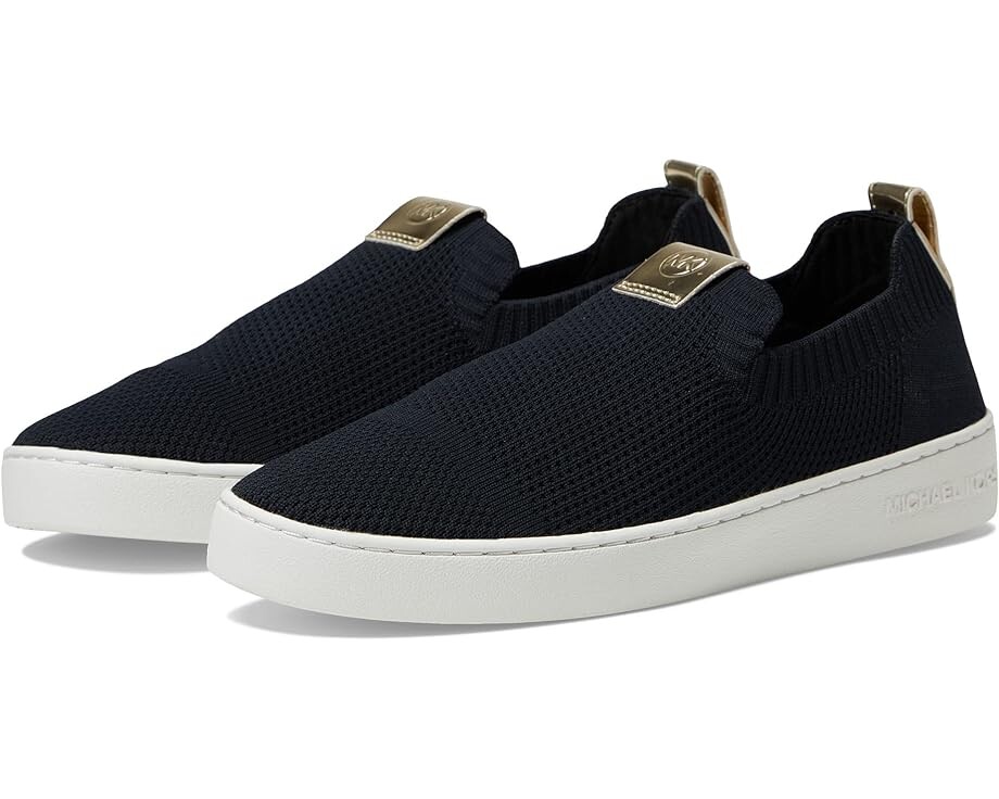 

Кроссовки MICHAEL Michael Kors Juno Knit Slip-On, цвет Black/Pale Gold