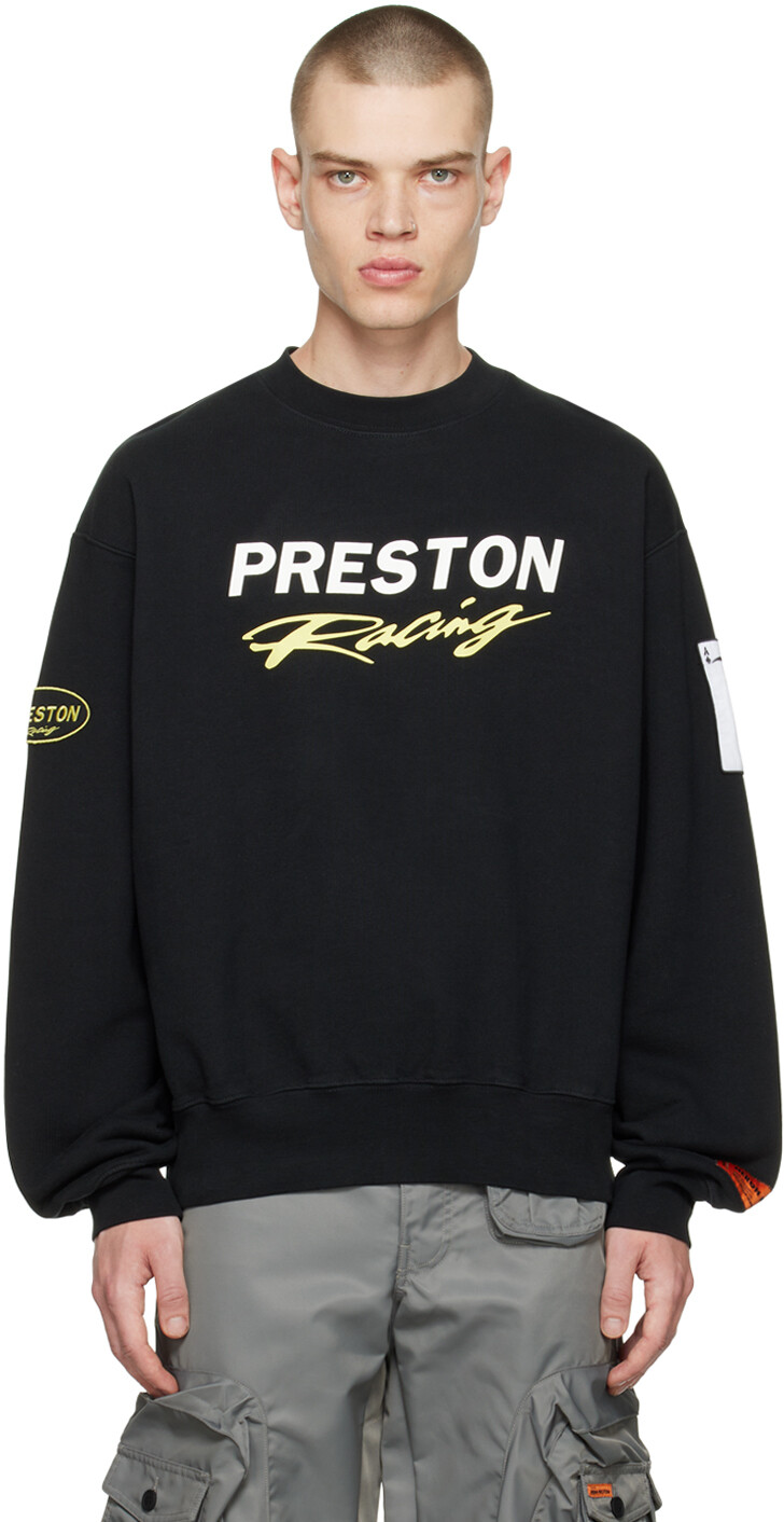 

Черный свитшот Preston Racing Heron Preston