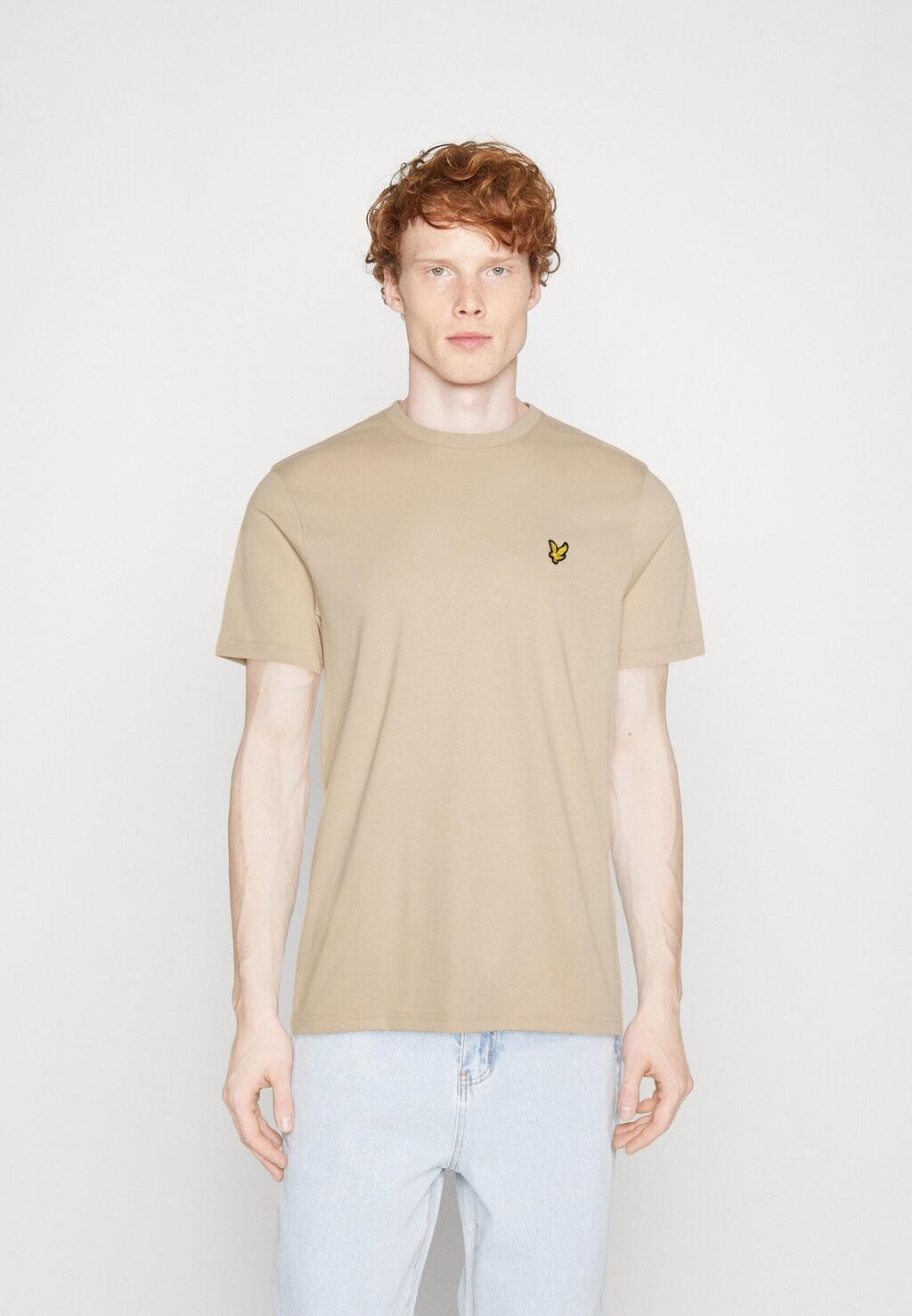

Базовая футболка PLAIN Lyle & Scott, кунжут