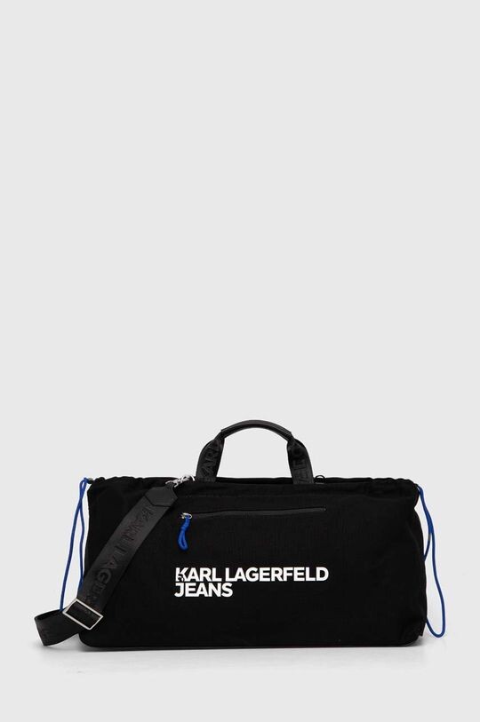 

Хлопковая сумка Karl Lagerfeld Jeans, черный