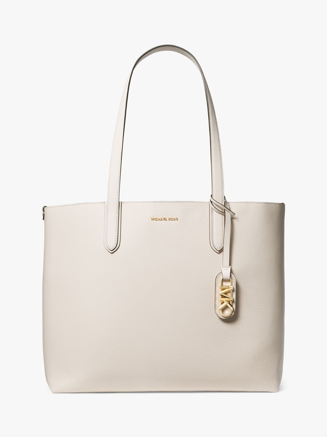 

Кожаная большая сумка Eliza Michael Kors, крем