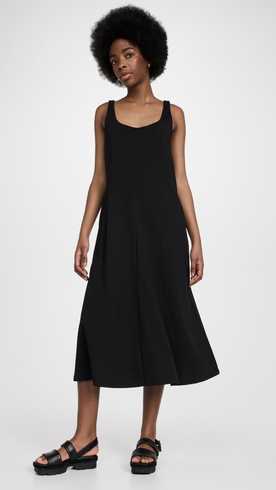 

Платье Vince Sleeveless Trapeze, черный