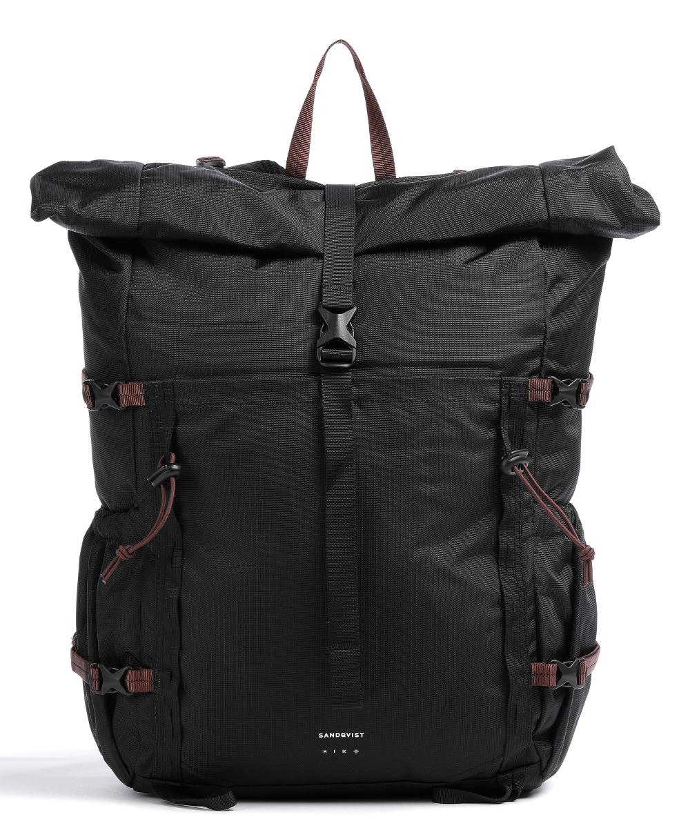 Рюкзак Hike Forest Rolltop 15 дюймов из переработанного нейлона Sandqvist, черный рюкзак sandqvist forest hike чёрный размер one size