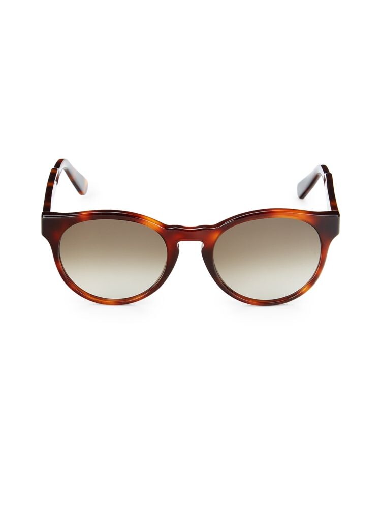 

Овальные солнцезащитные очки 52MM Ferragamo, цвет Tortoise