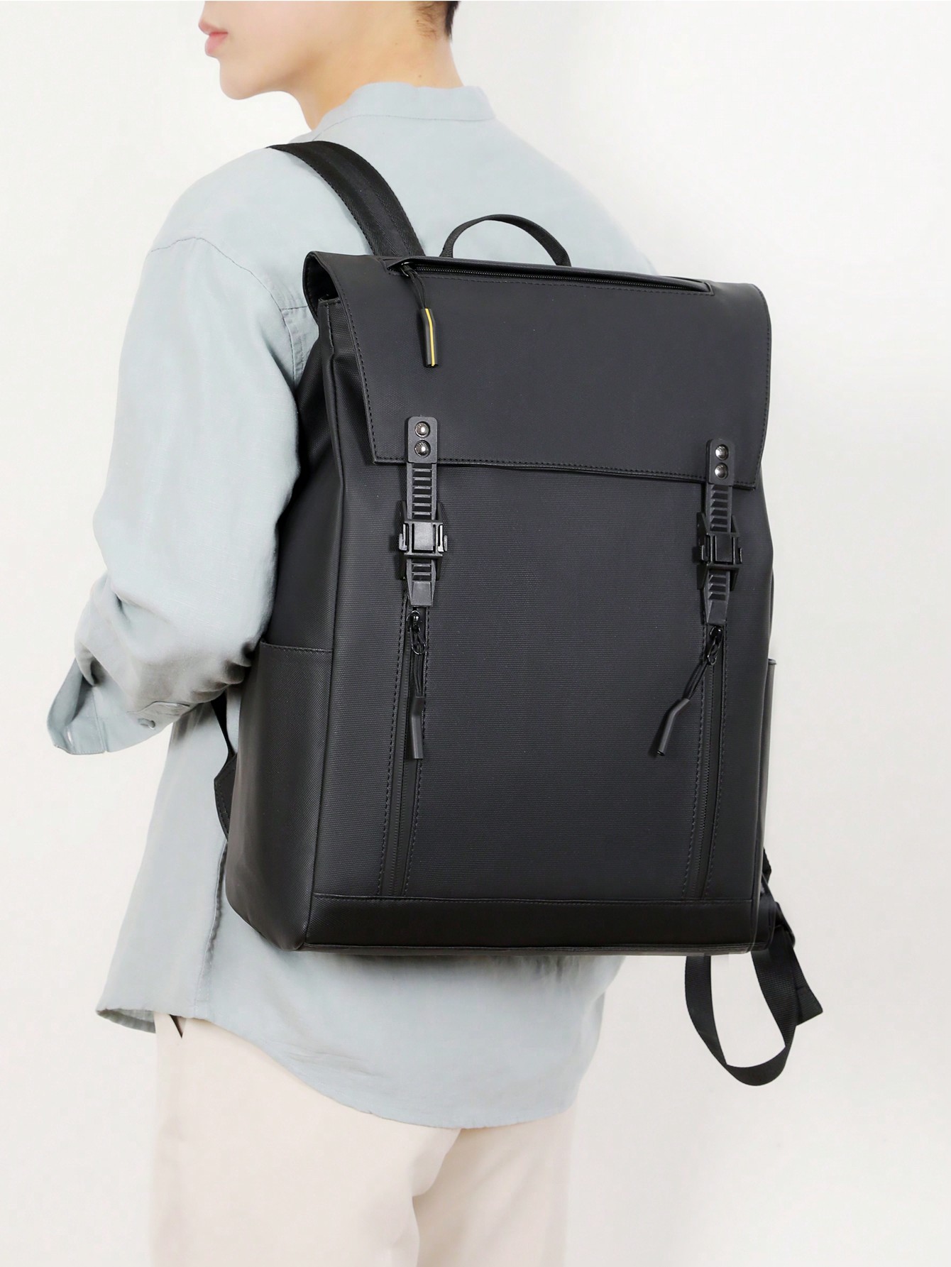 Мужской рюкзак с двумя плечами, черный уличный портативный рюкзак индокитайский рюкзак повседневные уникальные сумки на шнурке сумка для тренажерного зала рюкзак