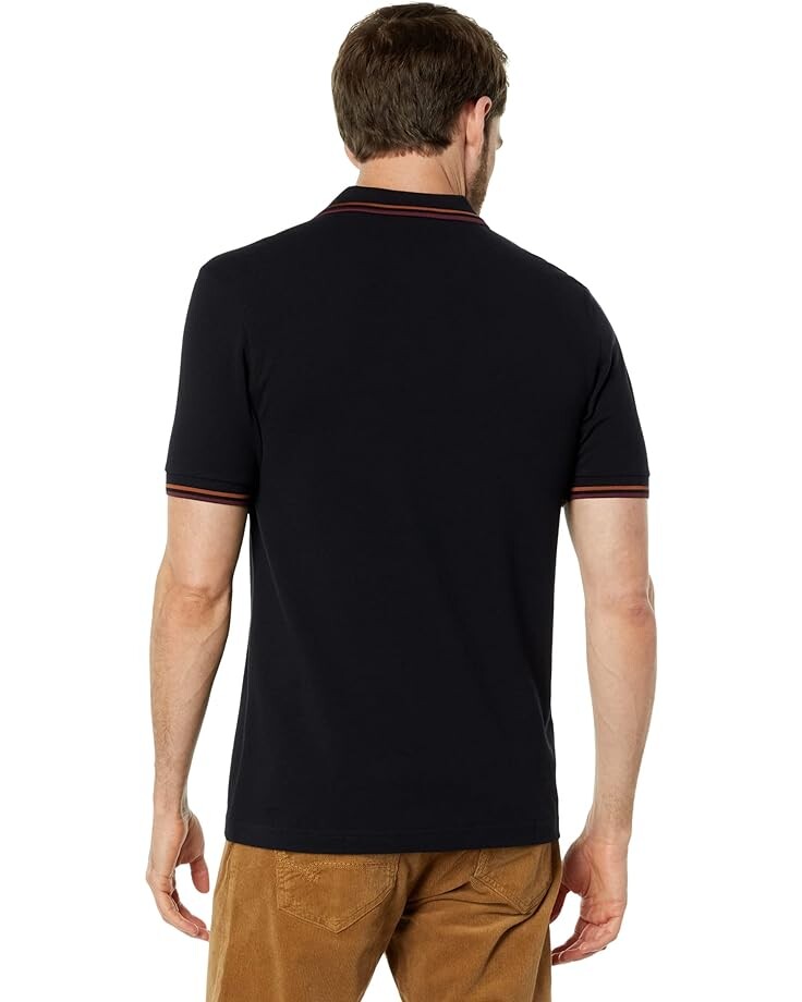 

Рубашка Fred Perry Twin Tipped Shirt, цвет Navy/Nut Flake/Oxblood