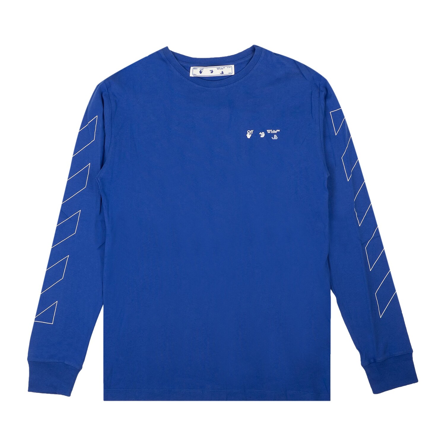

Off-White Футболка с длинными рукавами Diag, цвет Синий