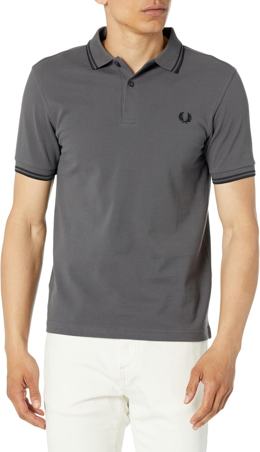 

Футболка «Звонок» Fred Perry, цвет Gunmetal 1