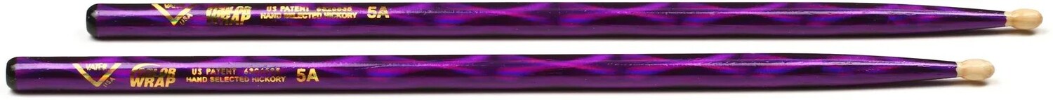 

Голени Vater Color Wrap Hickory - 5A - Деревянный наконечник - Purple Optic