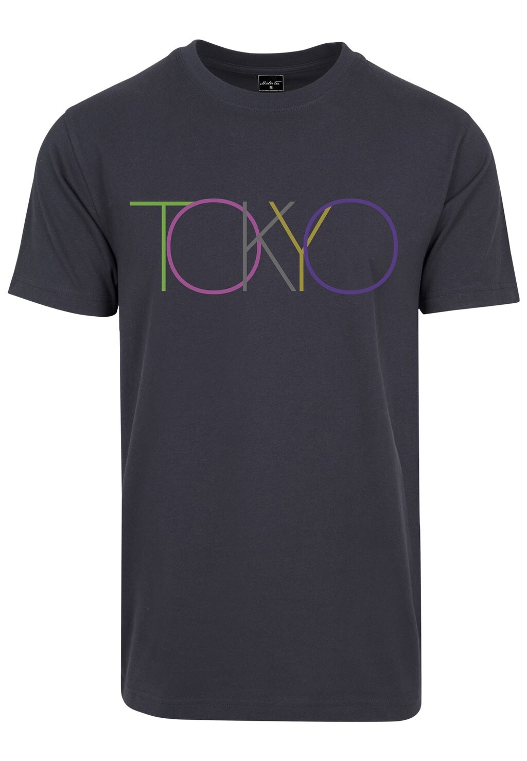 

Футболка с принтом TOKYO TEE Mister Tee, темно-синий