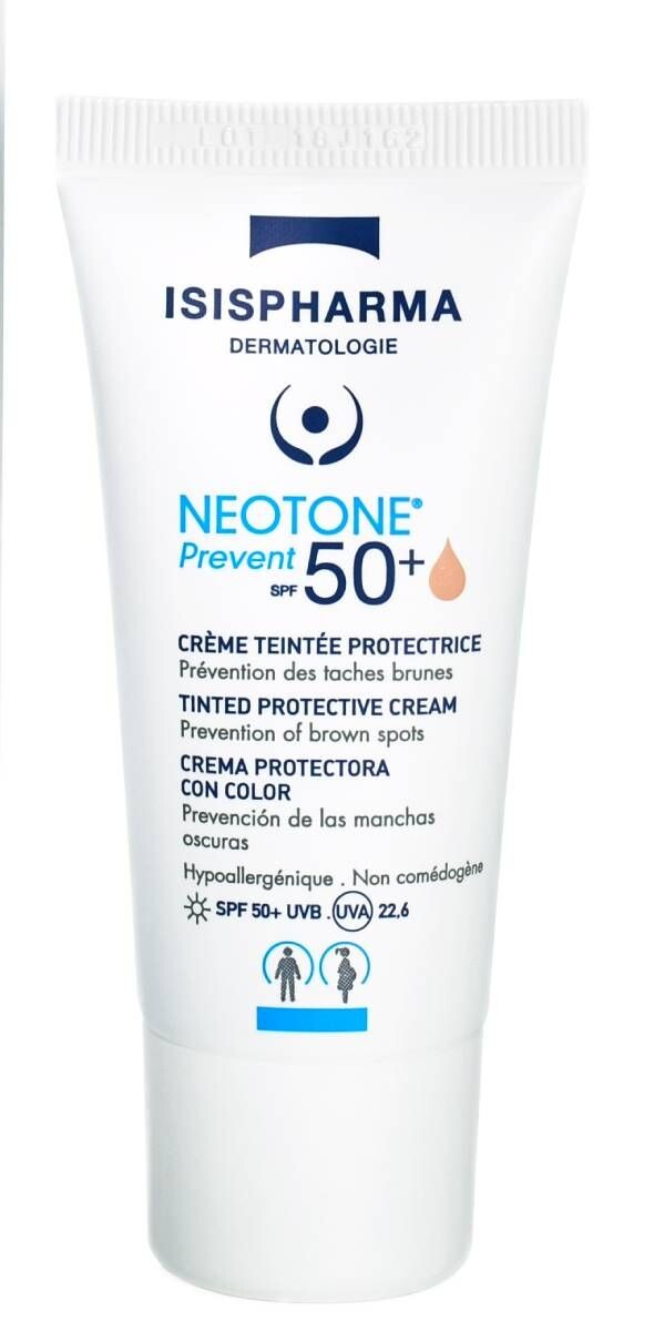 

Крем-краска с фильтром для лица Isispharma Neotone Prevent SPF50+, 02 Medium Light
