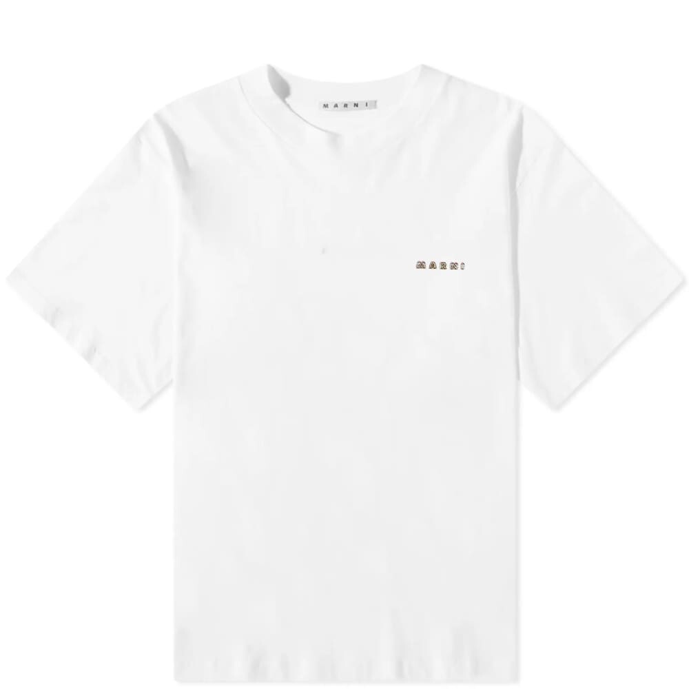 

Футболка с круглым логотипом Marni