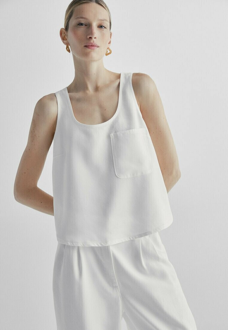 

Топ Massimo Dutti, белый