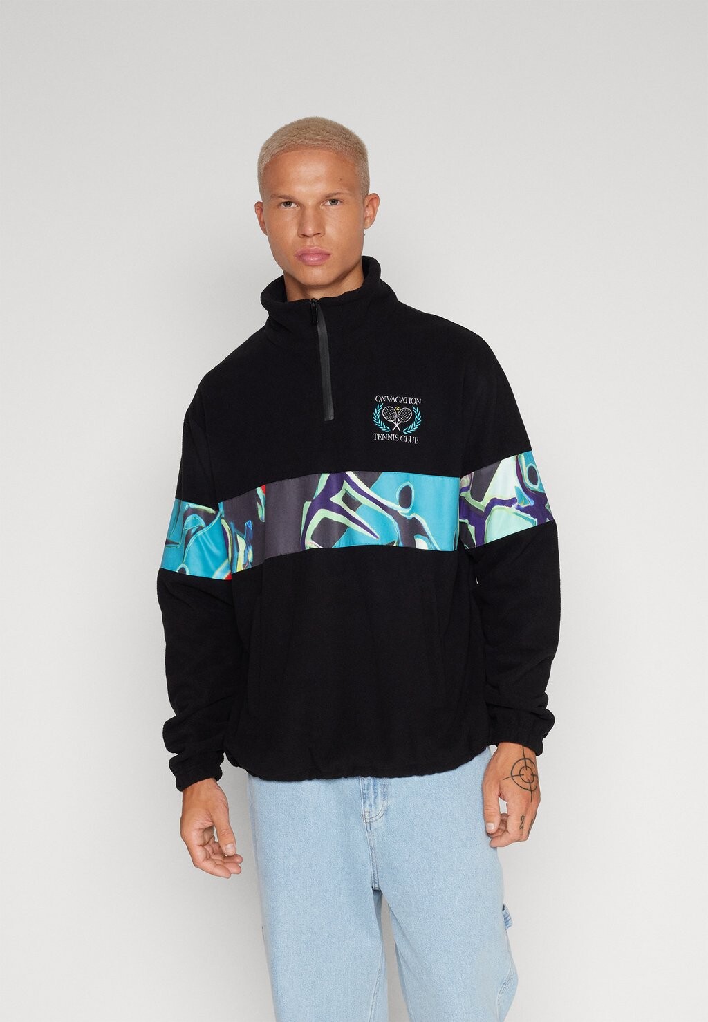 

Флисовый джемпер On Vacation MATCH FLEECE SWEATER, черный