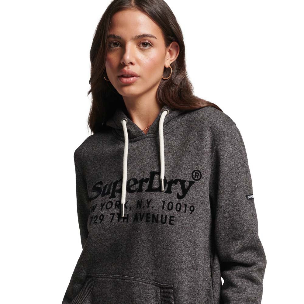 

Худи Superdry Vintage Venue Interest, серый