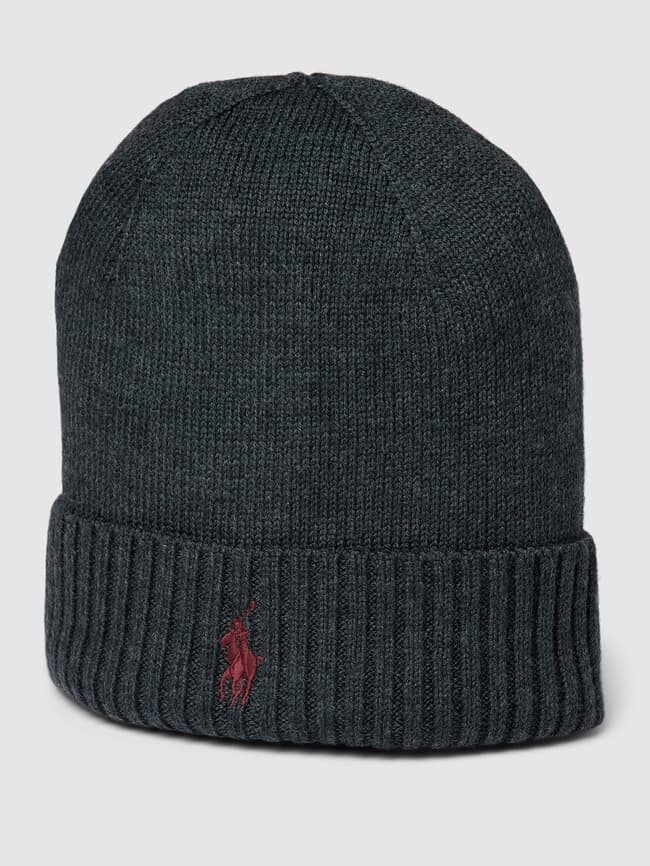 

Шапка с пришитой этикеткой Polo Ralph Lauren, антрацит