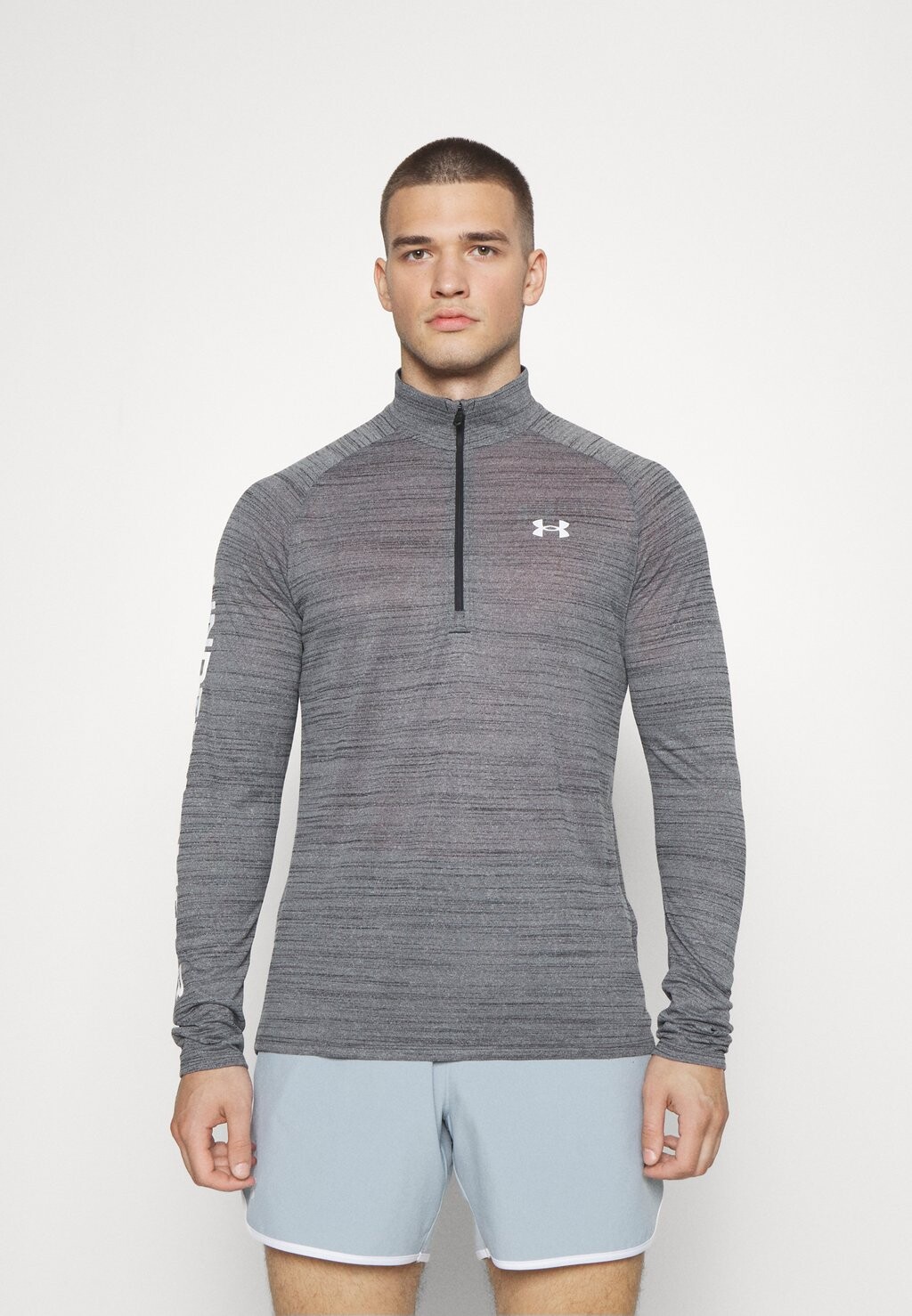 

Футболка с длинным рукавом TECH 1/2 ZIP CORE Under Armour, черный/белый
