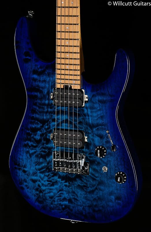 

Электрогитара Charvel Pro-Mod DK24 HH 2PT CM QM Caramelized Maple Fingerboard Chlorine Burst