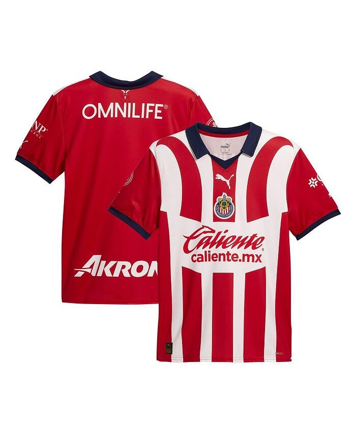 

Мужская красная футболка Chivas 2023/24, реплика дома Puma, красный