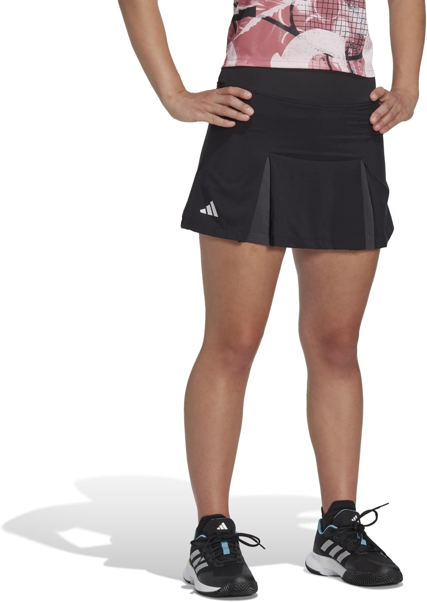 цена Клубная плиссированная теннисная юбка adidas, черный