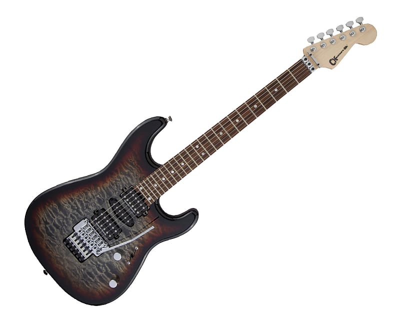 

Электрогитара Charvel MJ San Dimas Style 1 HSH FR Guitar w/Quilt Top - Midnight Glow