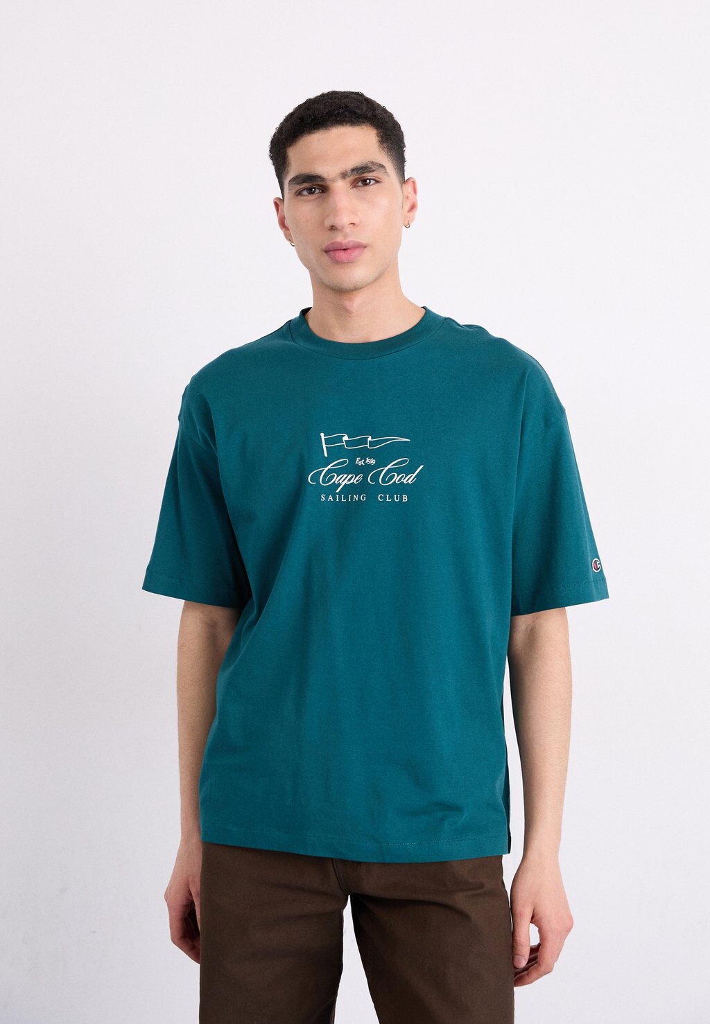 

Футболка с принтом BOOKSTORE CREWNECK Champion Rochester, цвет teal