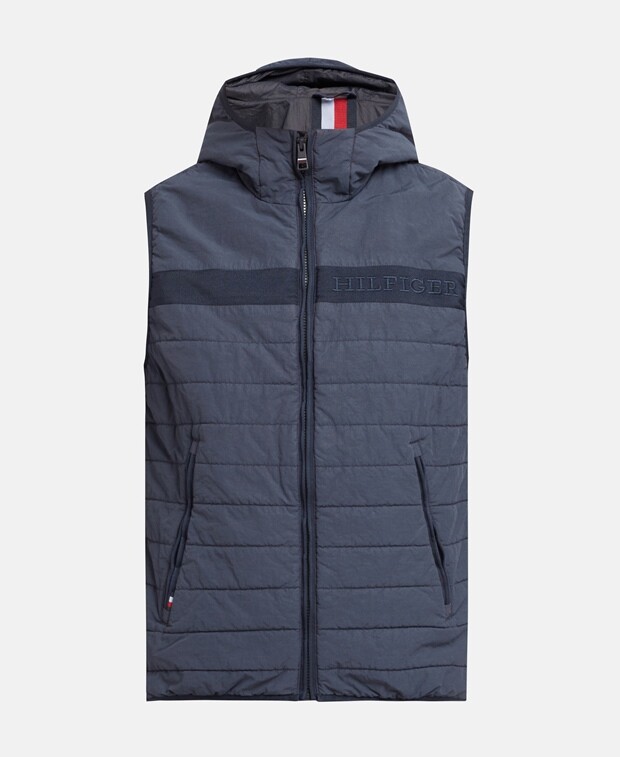 

Стеганый жилет Tommy Hilfiger, темно-синий
