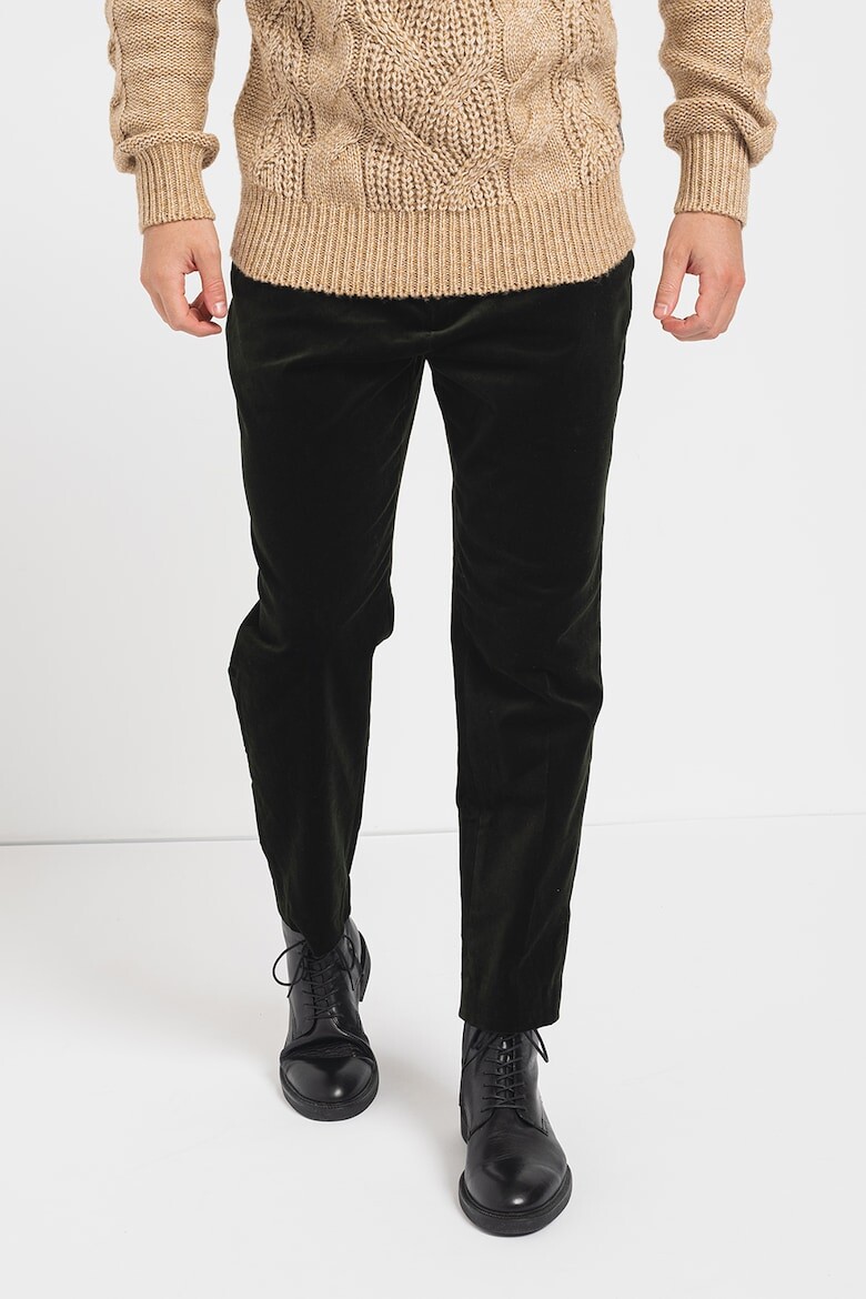

Бархатные брюки с зауженной брючиной Scotch & Soda, зеленый