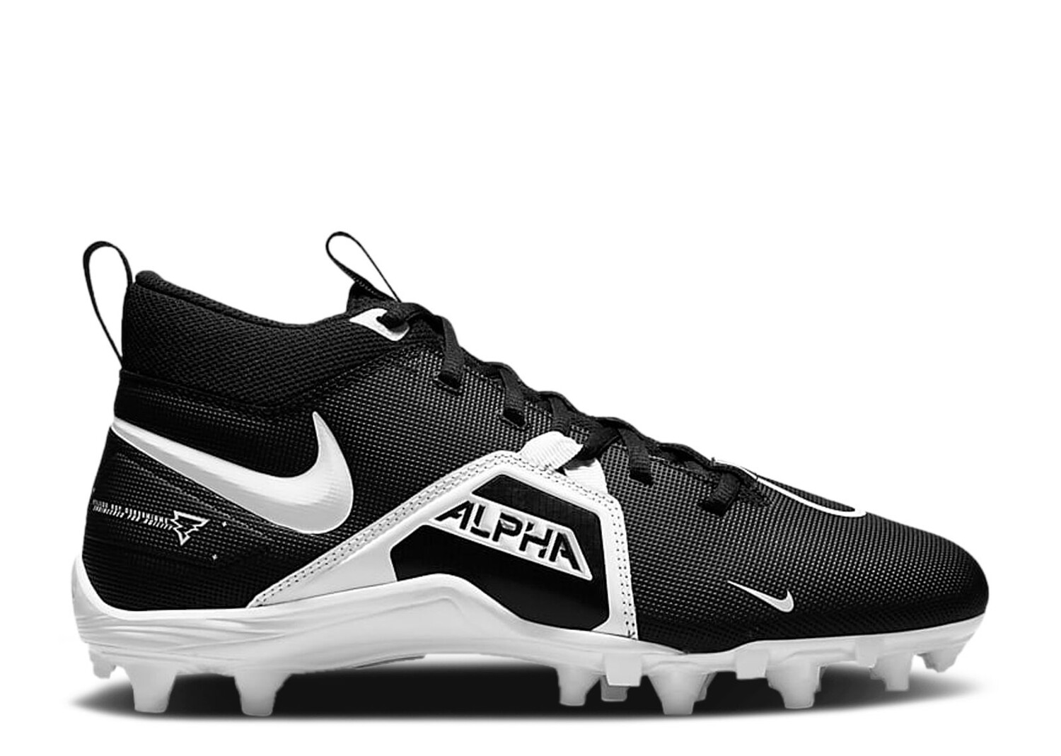 

Кроссовки Nike Alpha Menace Varsity 3 'Black White', черный
