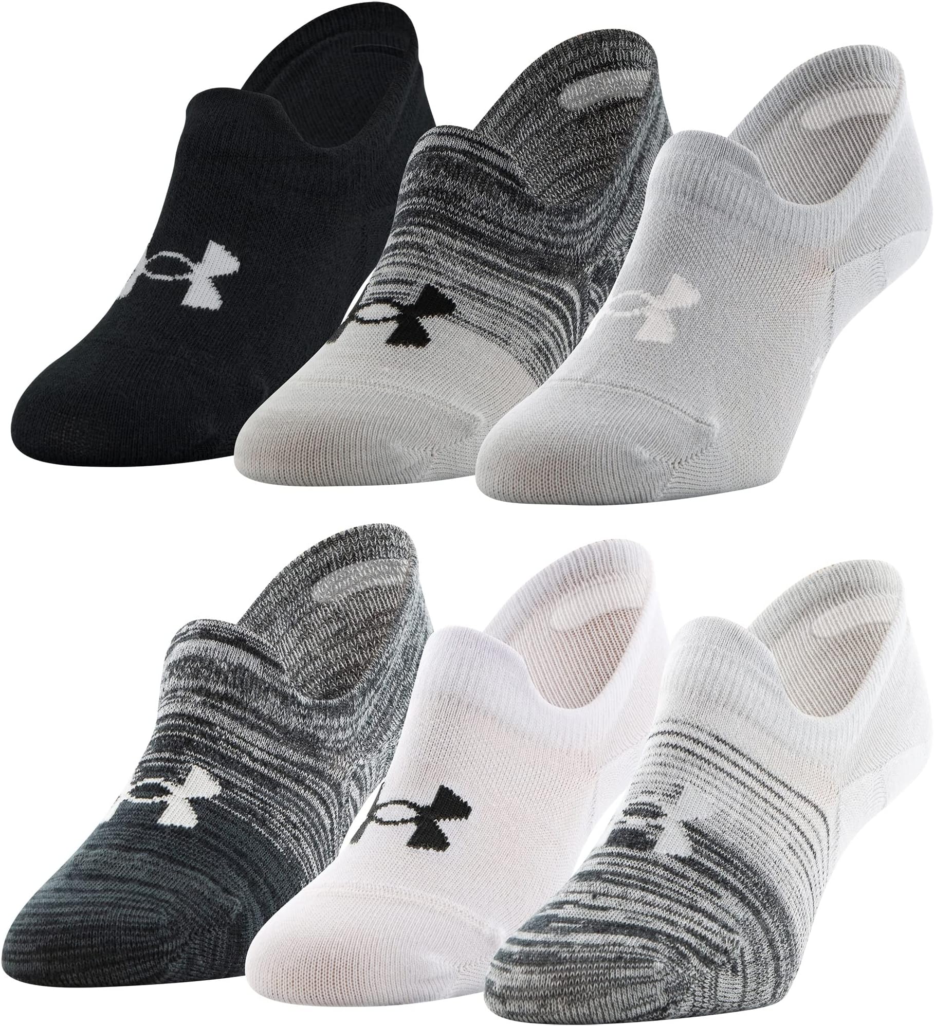 

Essential Ultra Low, 6 шт. Under Armour, цвет Halo Gray/Assorted