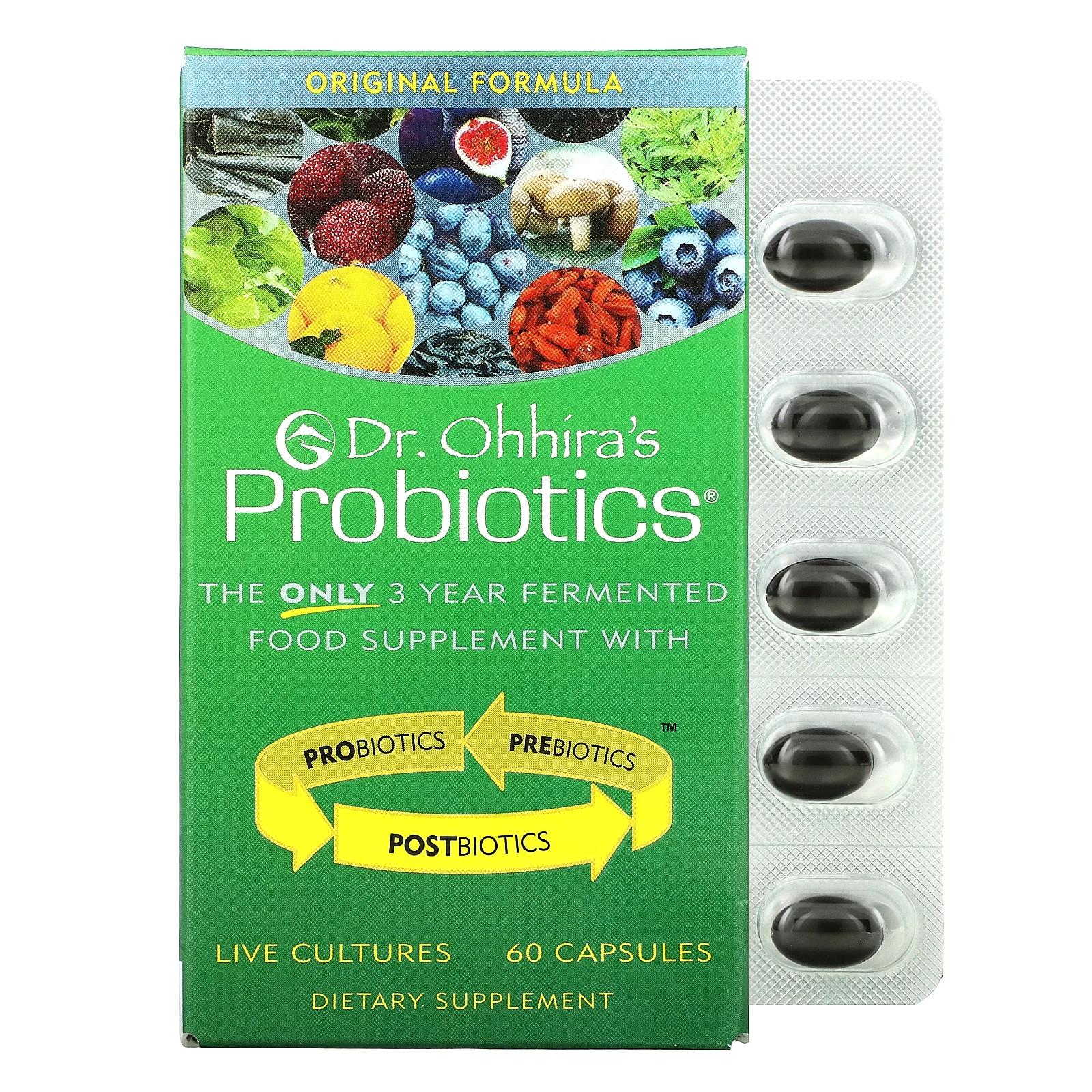 цена Dr. Ohhira's Пробиотики натуральная формула 60 капсул