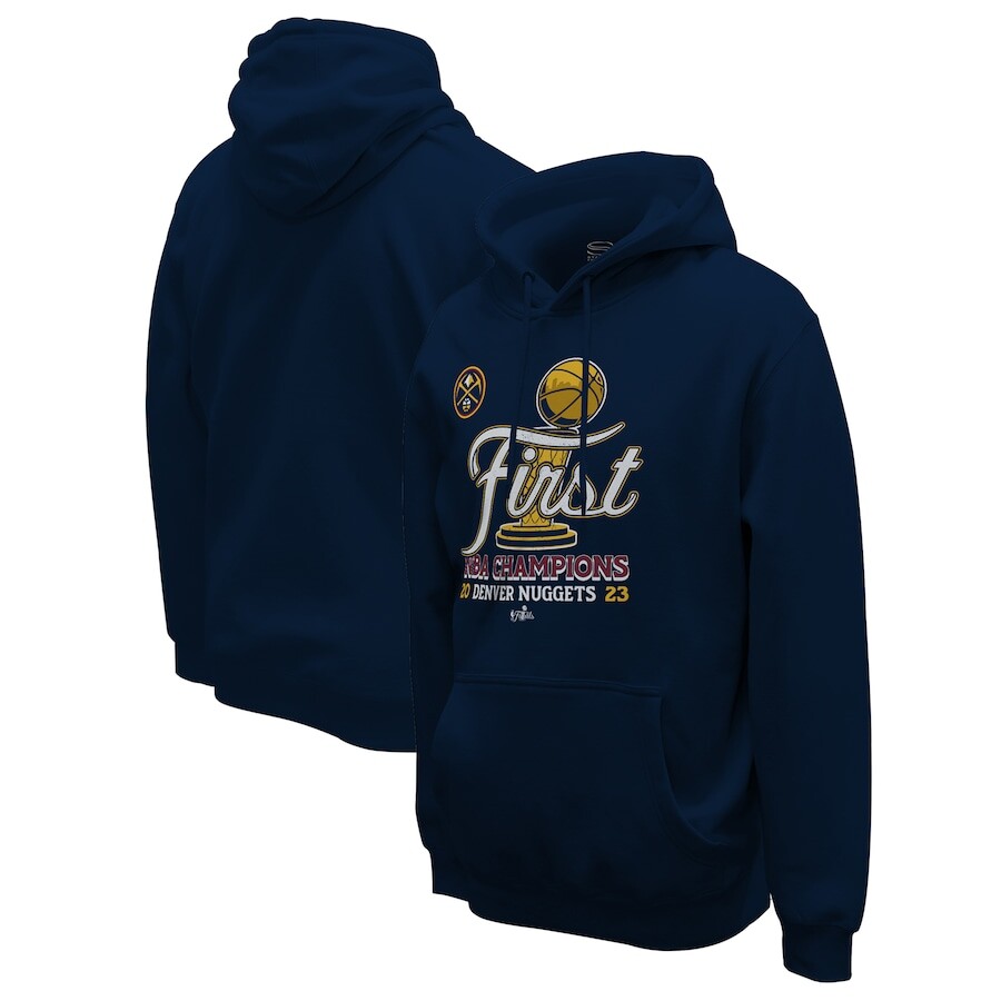 

Пуловер с капюшоном Stadium Essentials Denver Nuggets, нави