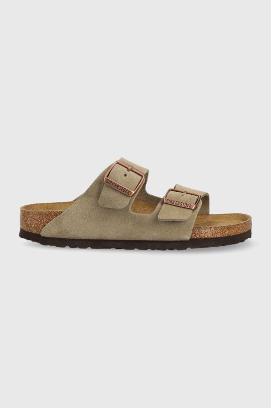 

Замшевые шлепанцы Arizona. Birkenstock, бежевый